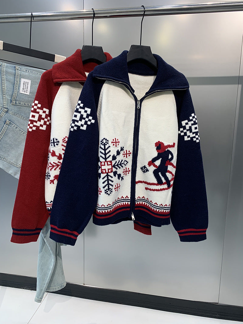 Wool Cardigan Sweater