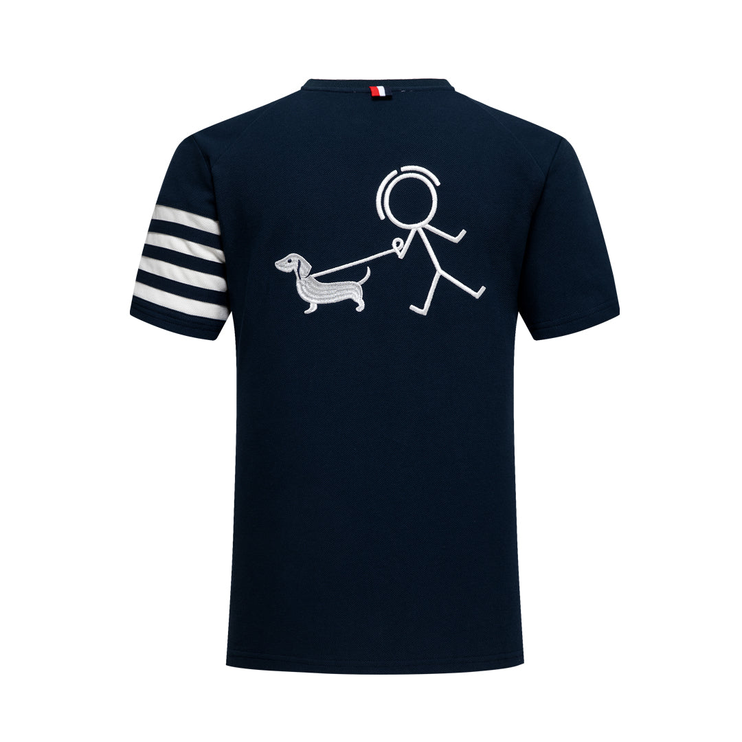 Puppy embroidered T-shirt