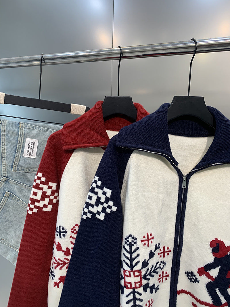 Wool Cardigan Sweater