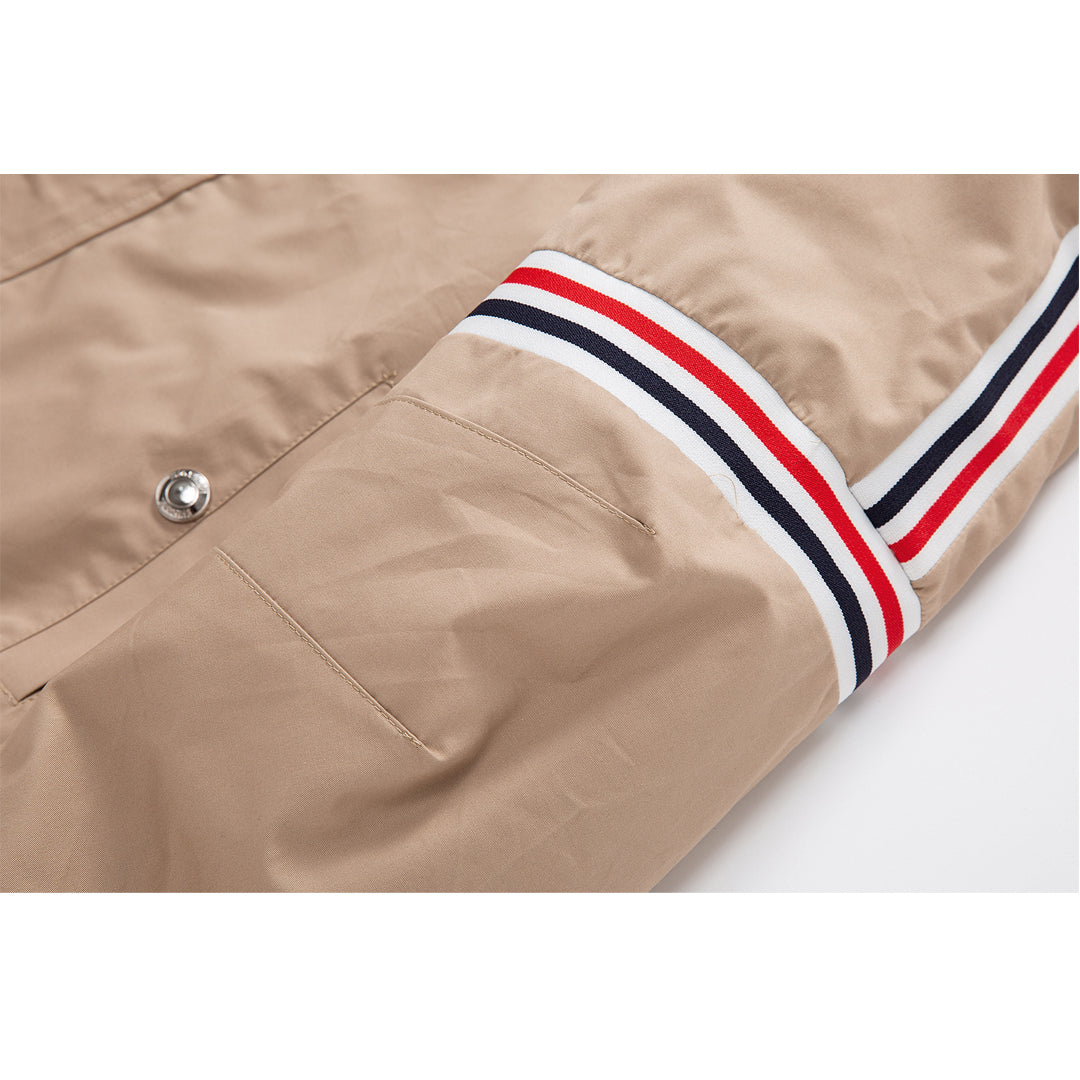 Khaki Hooded Jacket
