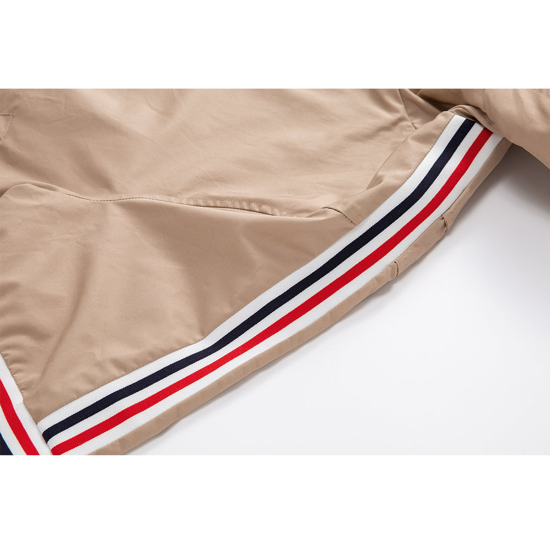 Khaki Hooded Jacket