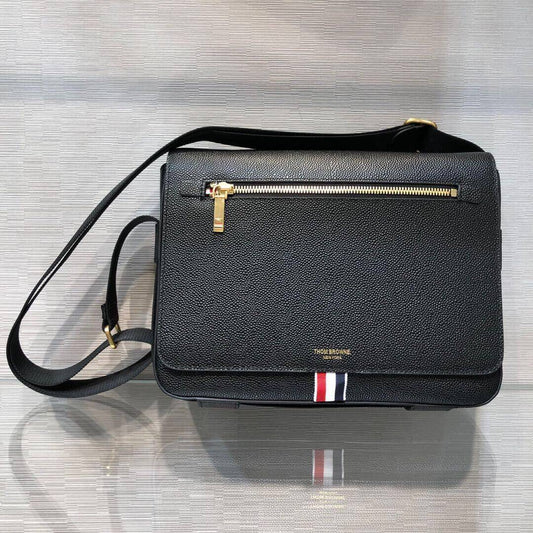 2025  Cowhide men's messenger bag