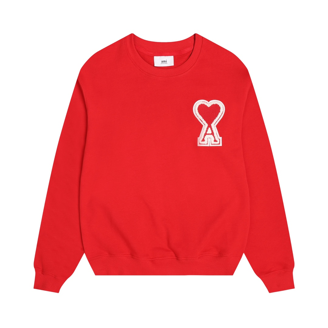 AMI PARIS cotton hoodie