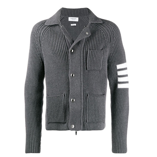 Knitted sweater coat