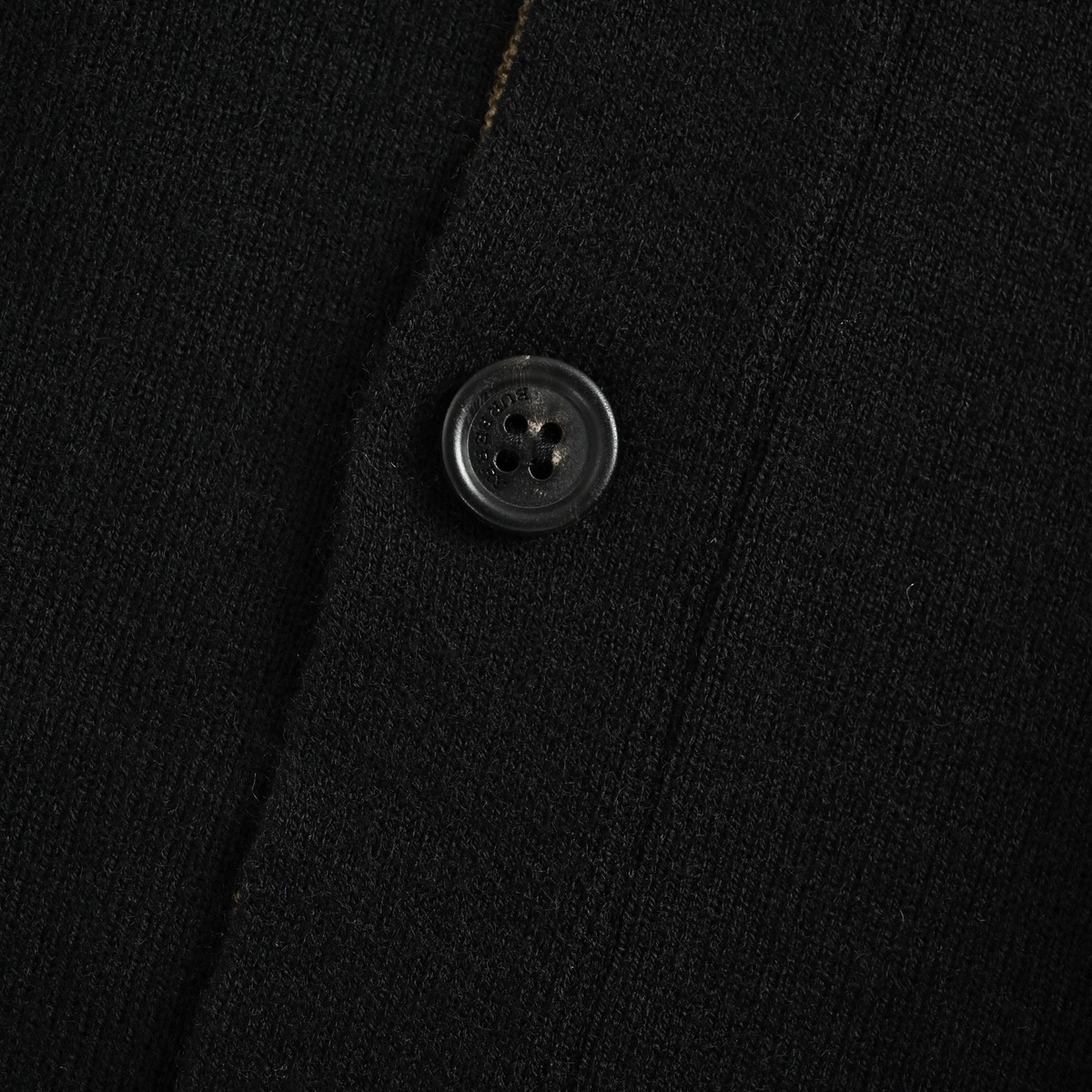 Burberry Classic Check Placket Wool Cardigan