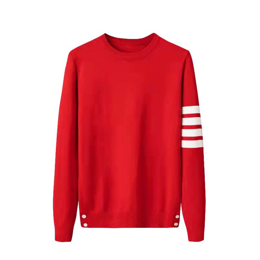 Crew neck knitted sweater