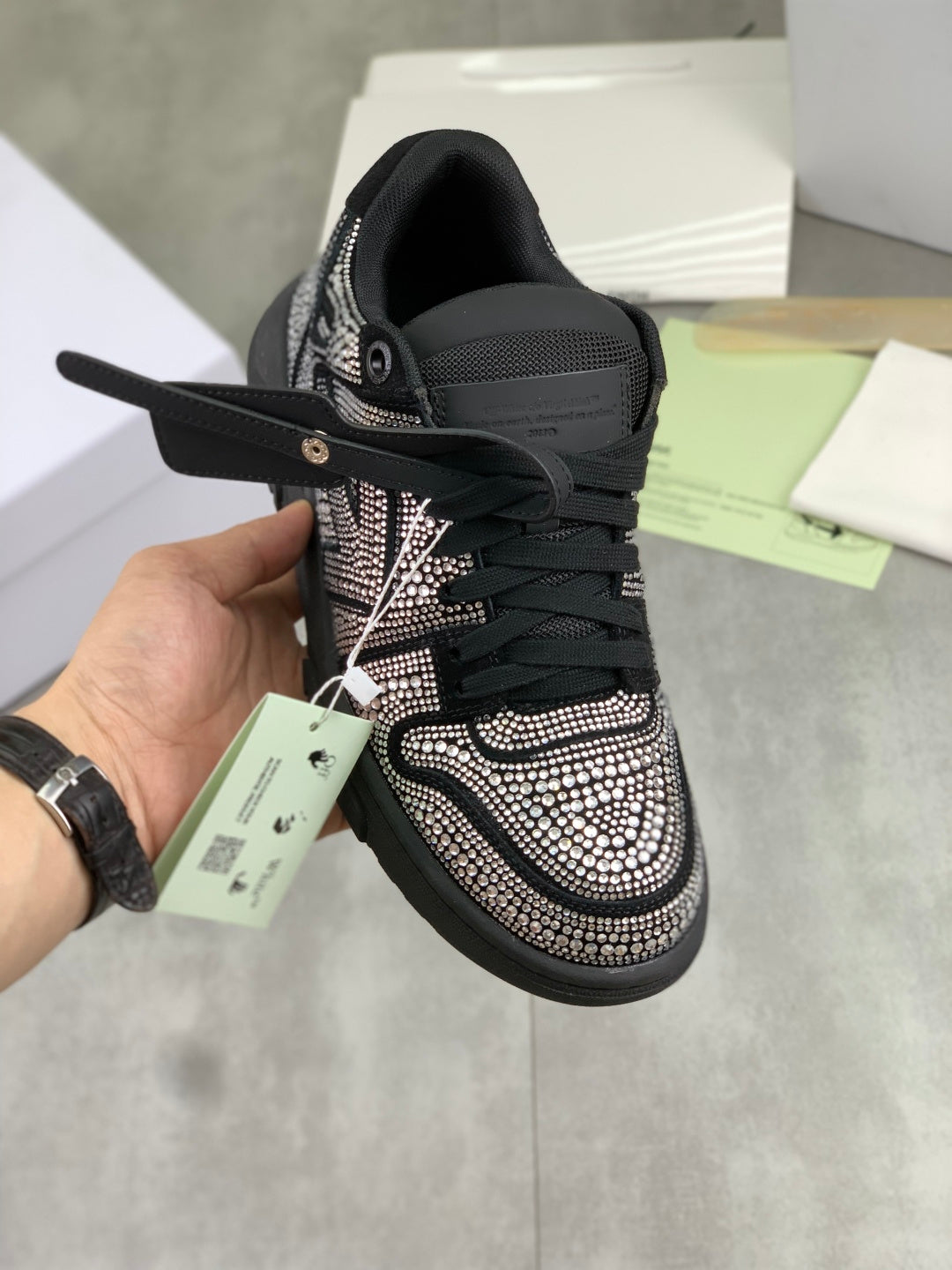 Off  Classic Rhinestone Casual Shoes