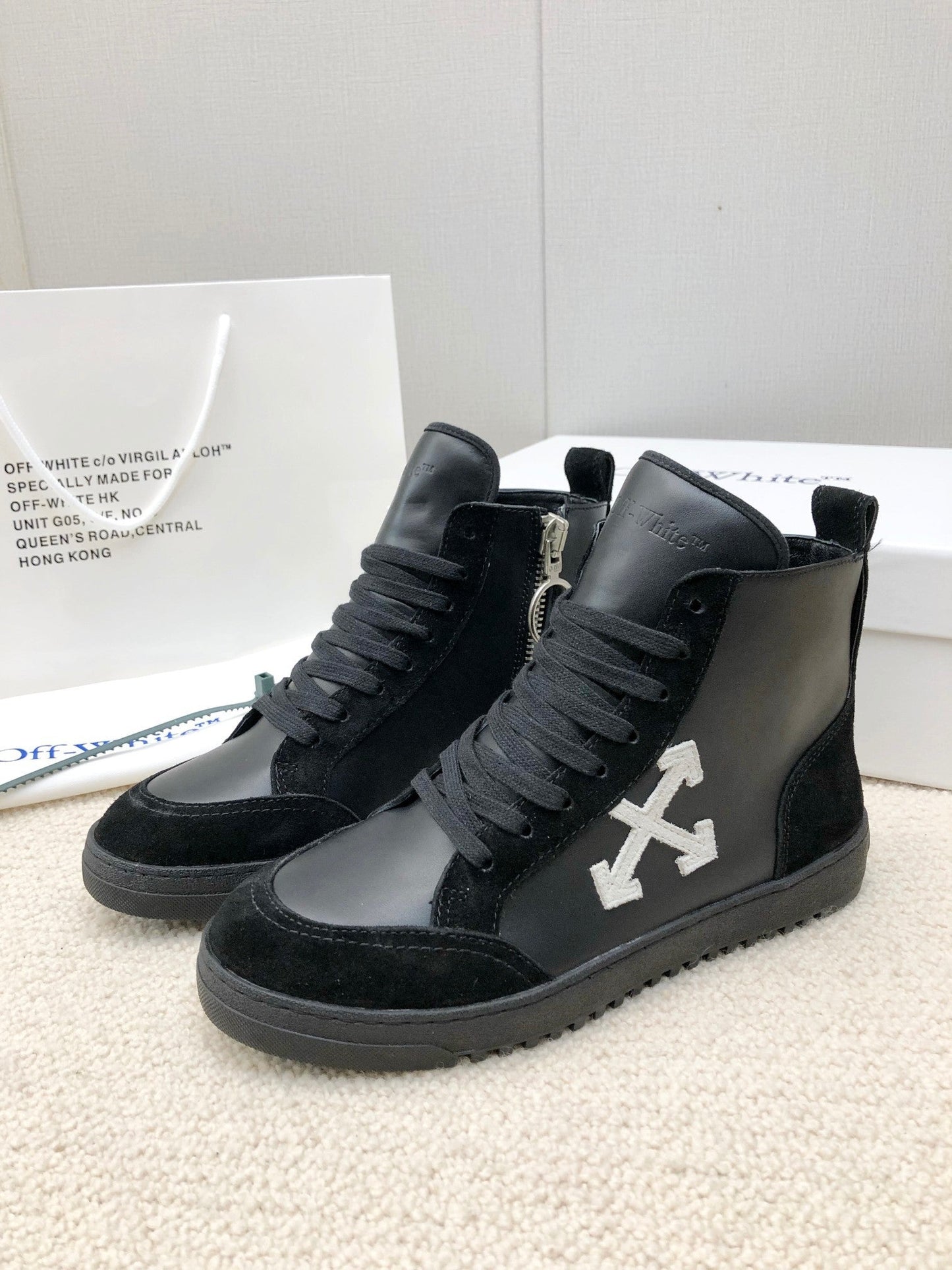 Off  Unisex High-Top Casual Shoes