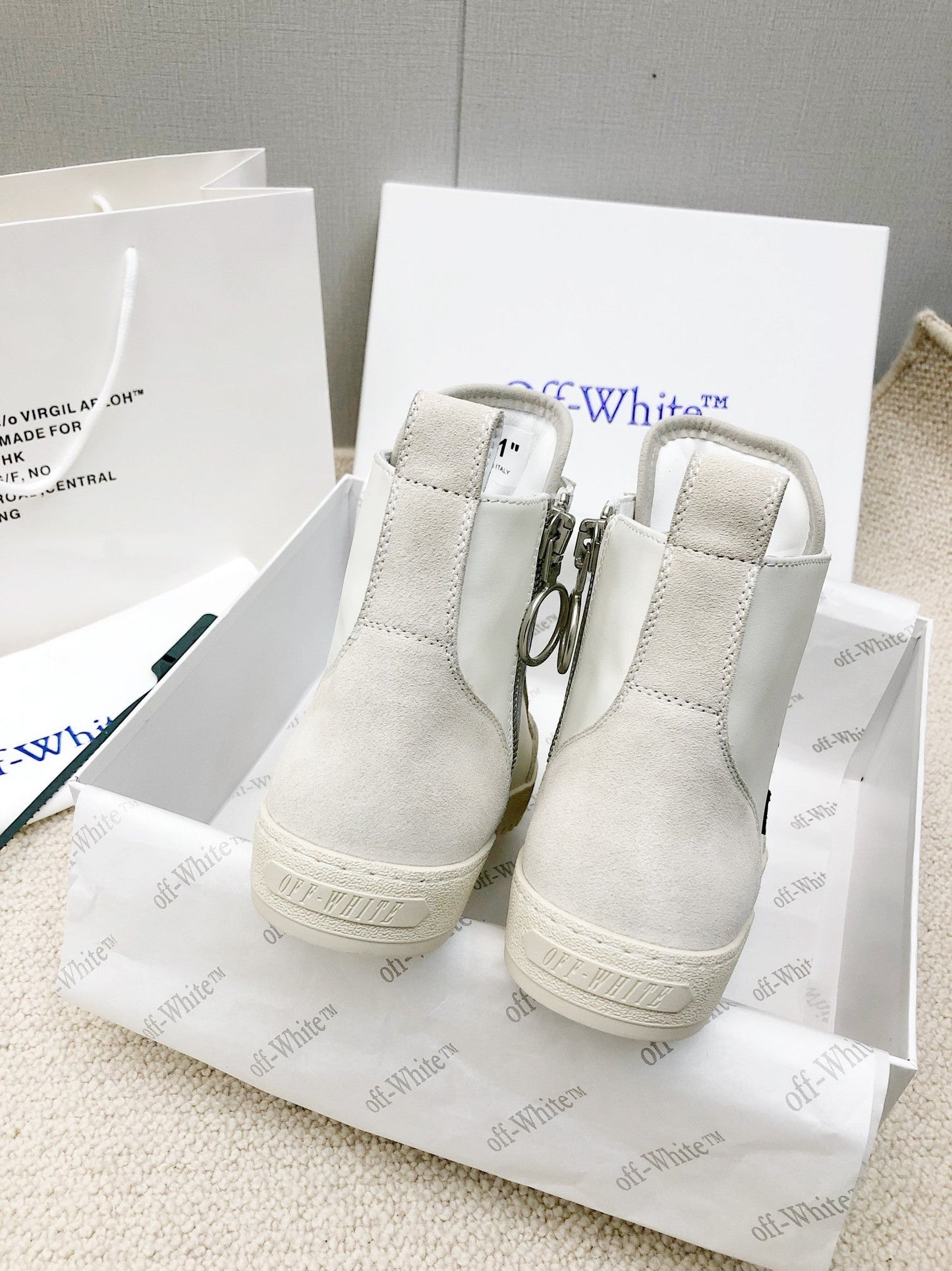 Off  Unisex High-Top Casual Shoes