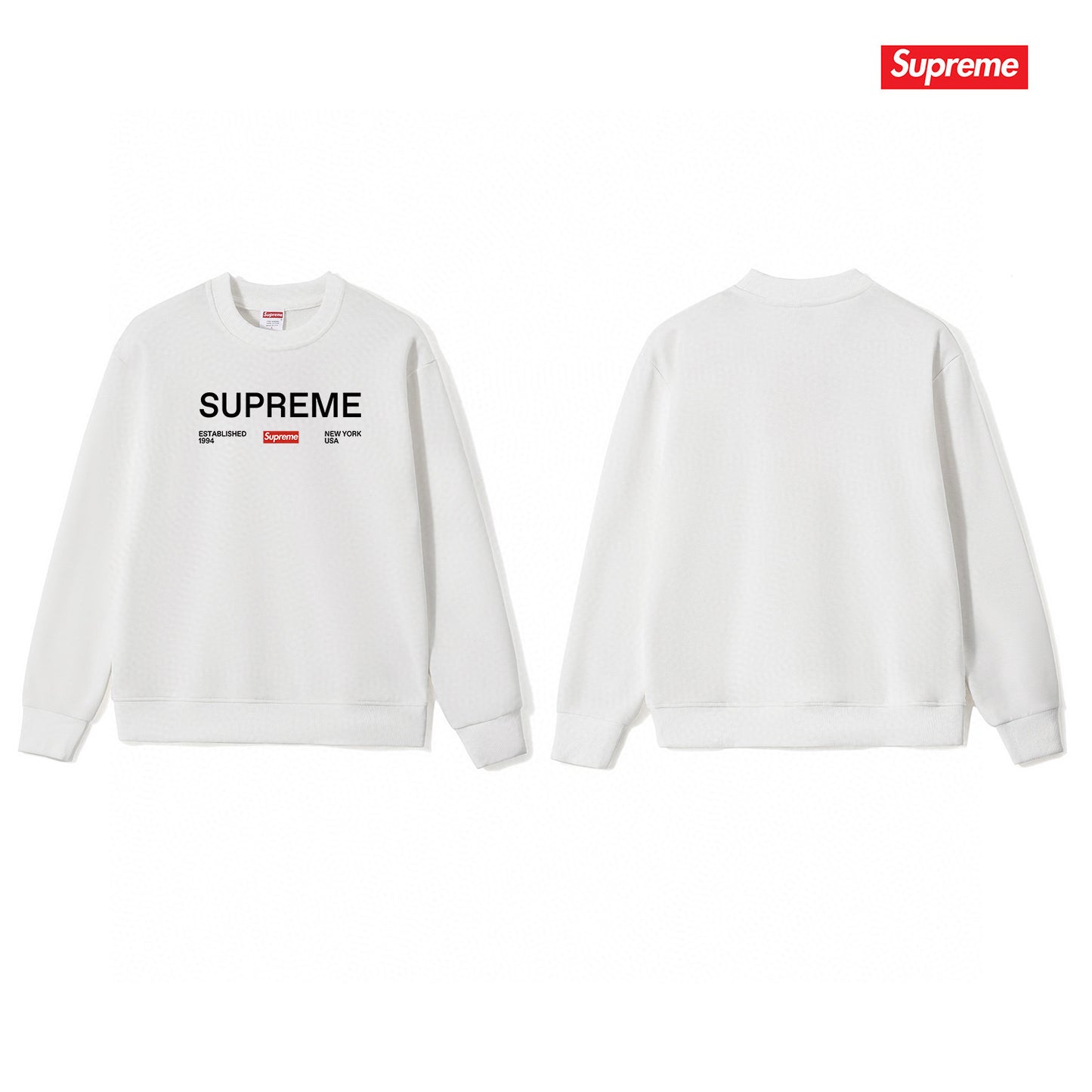 Supreme Unisex Casual Sweatshirt