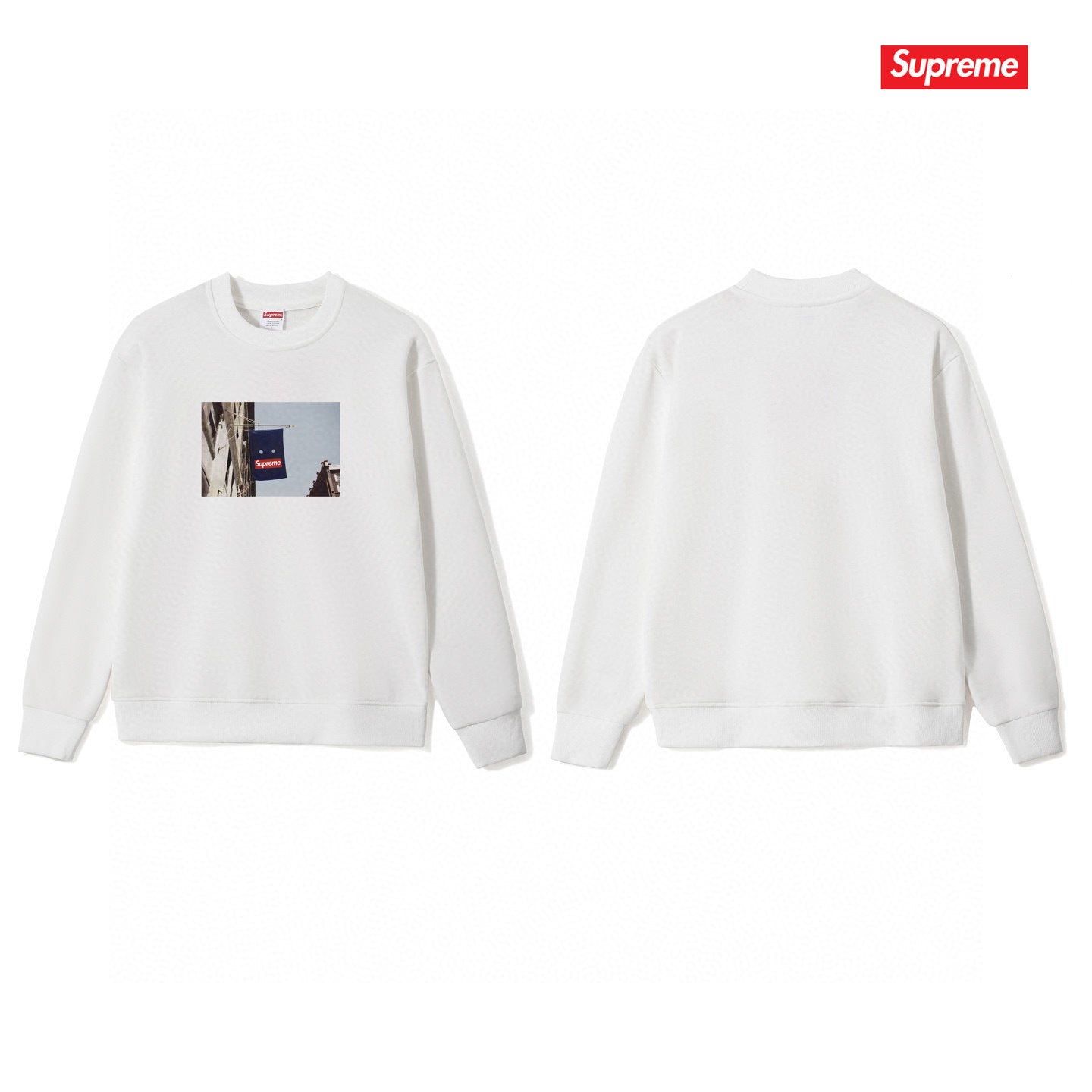 Supreme Unisex Casual Sweatshirt