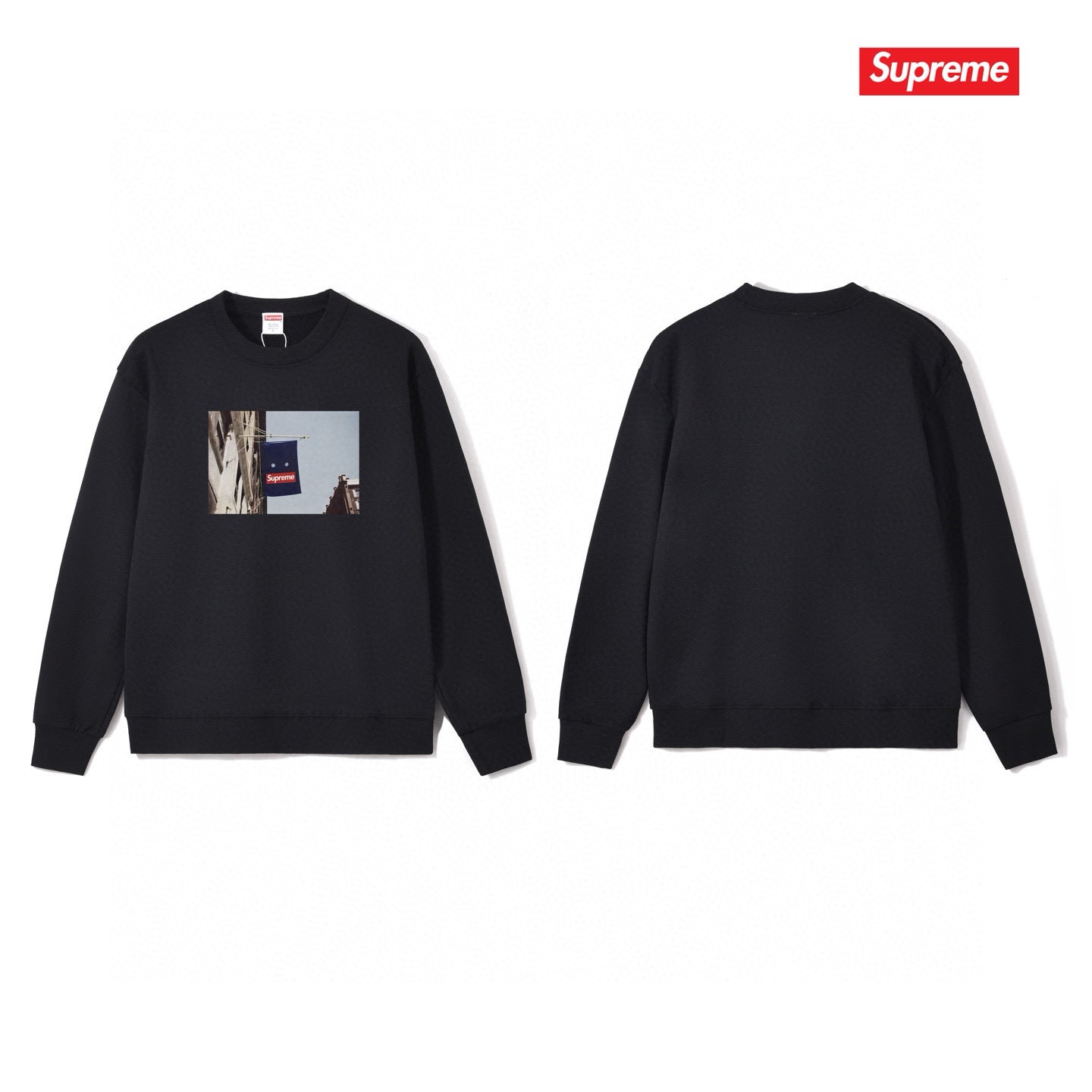 Supreme Unisex Casual Sweatshirt