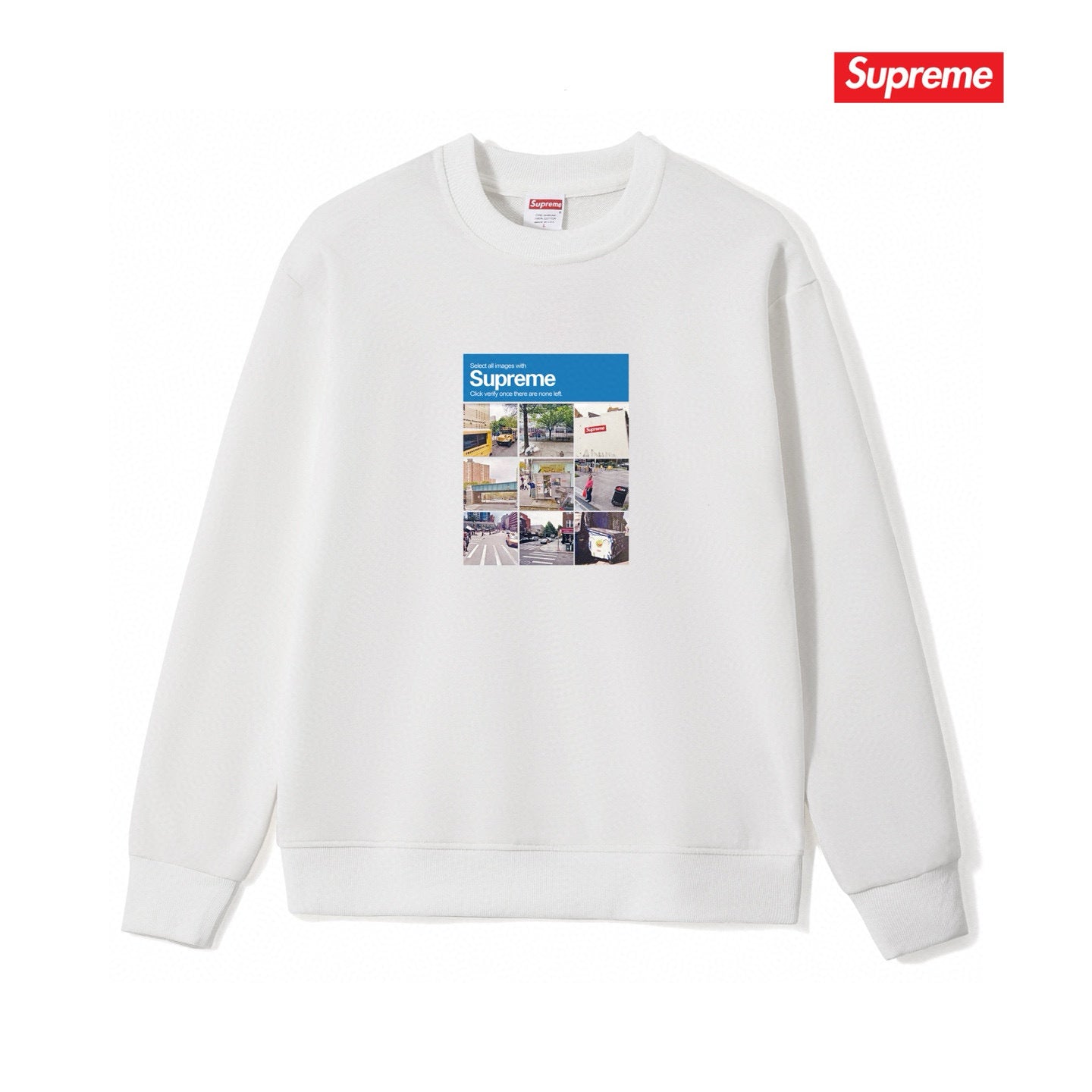 Supreme Unisex Casual Sweatshirt