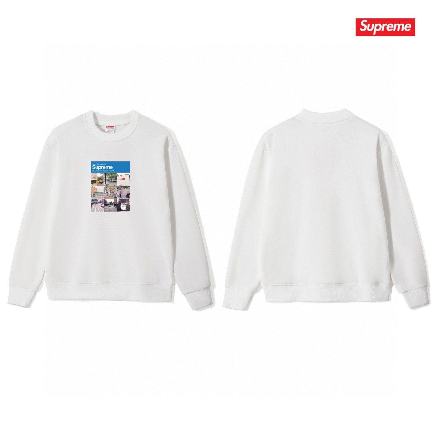 Supreme Unisex Casual Sweatshirt
