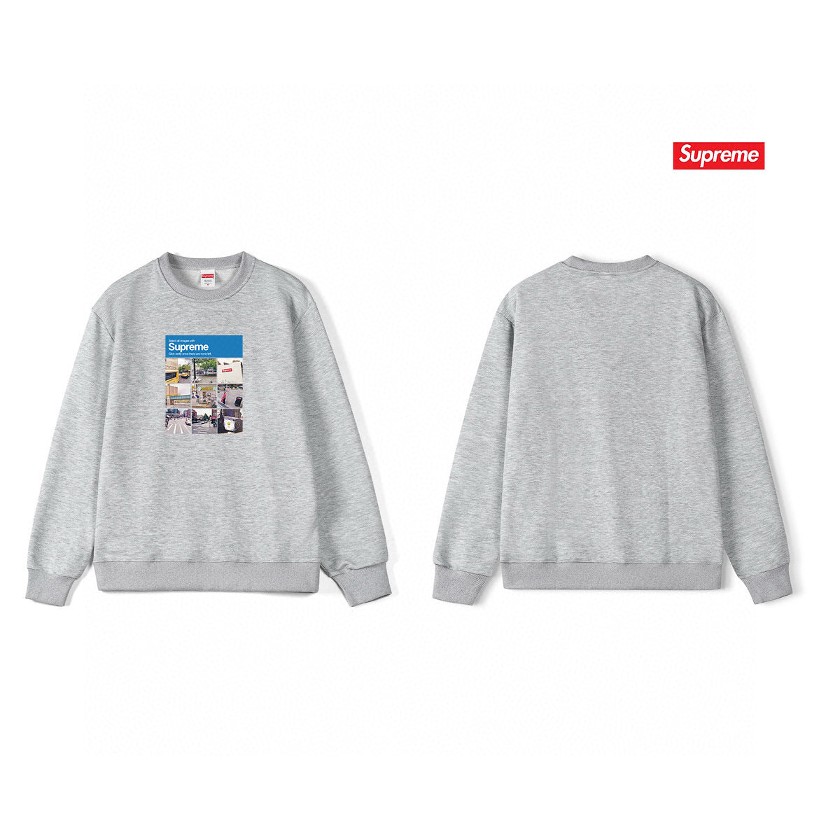 Supreme Unisex Casual Sweatshirt