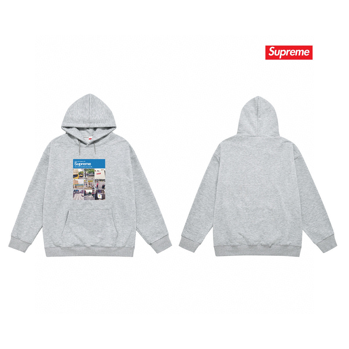 Supreme Unisex Casual Hoodie