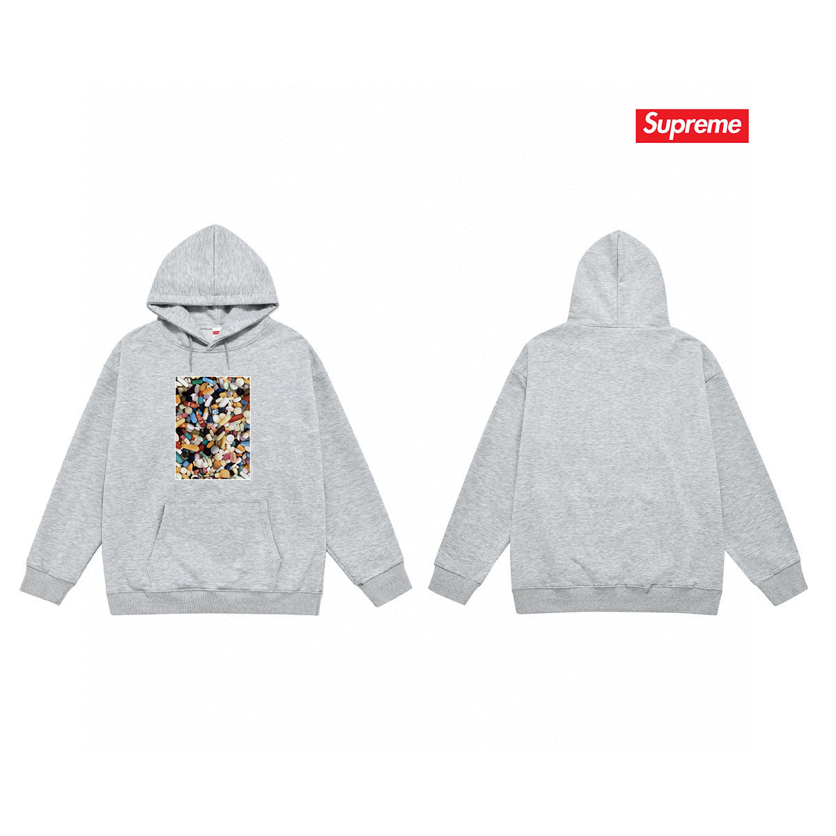 Supreme Unisex Casual Hoodie