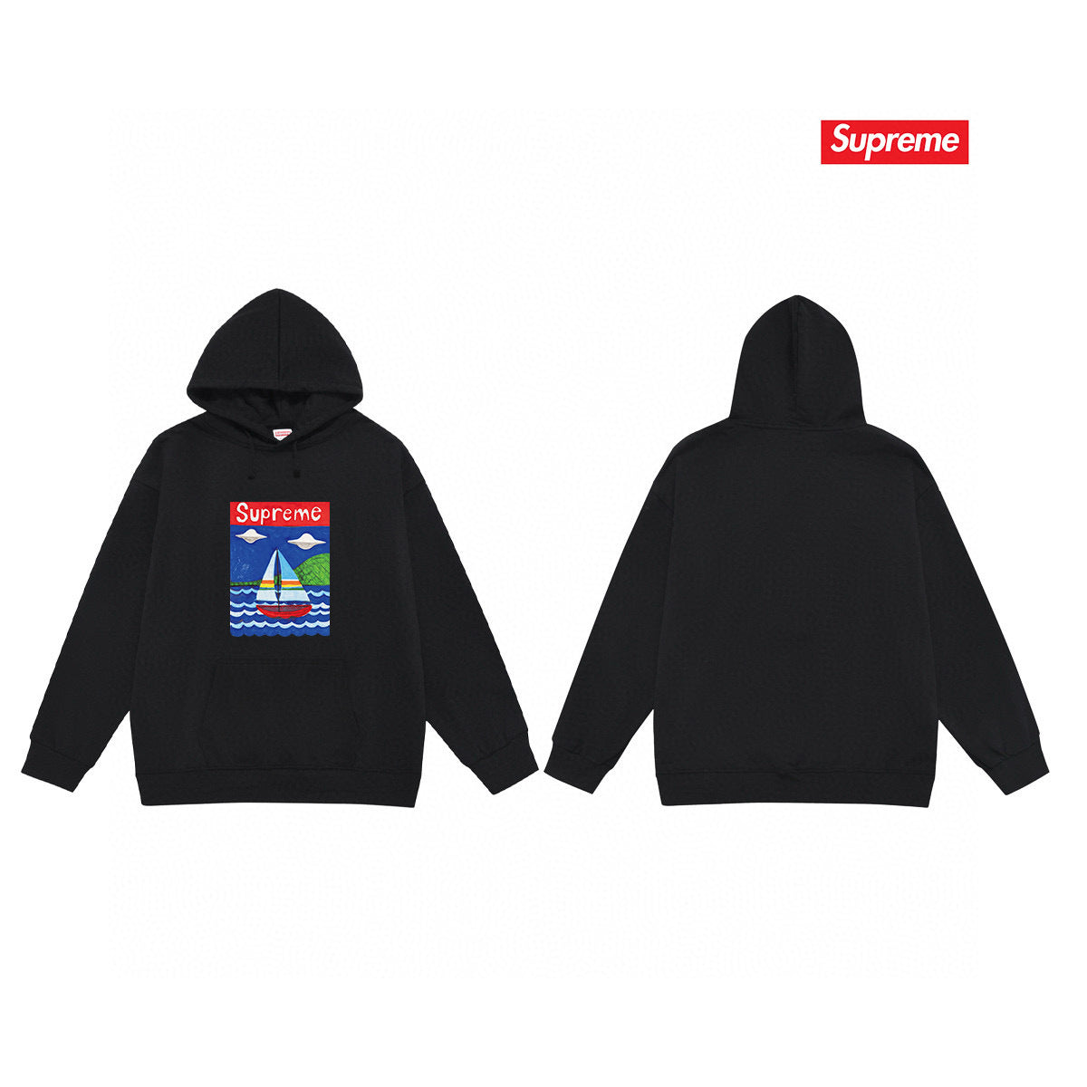 Supreme Unisex Casual Hoodie