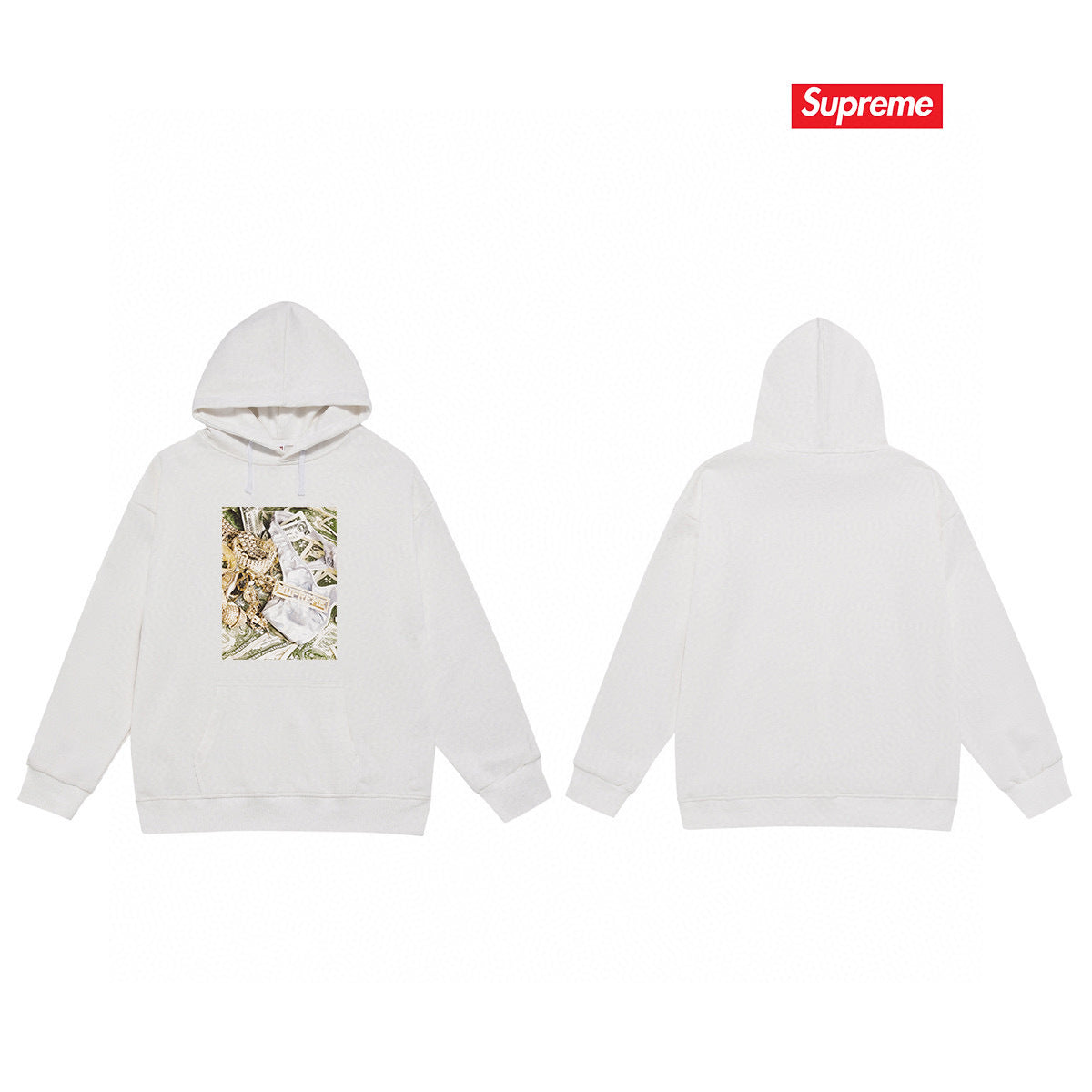 Supreme Unisex Casual Hoodie