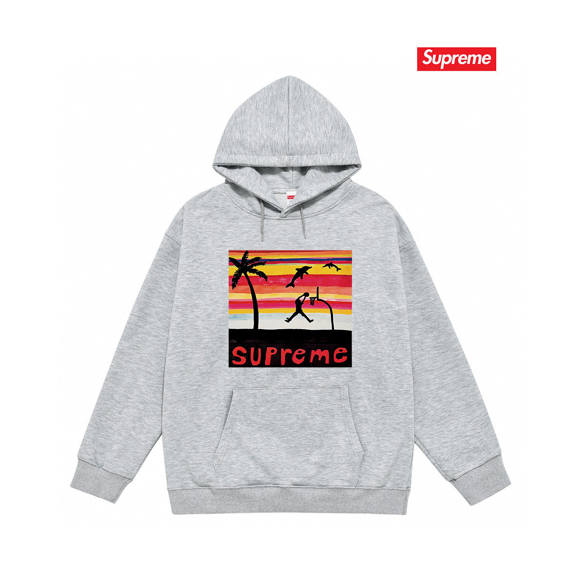 Supreme Unisex Casual Hoodie