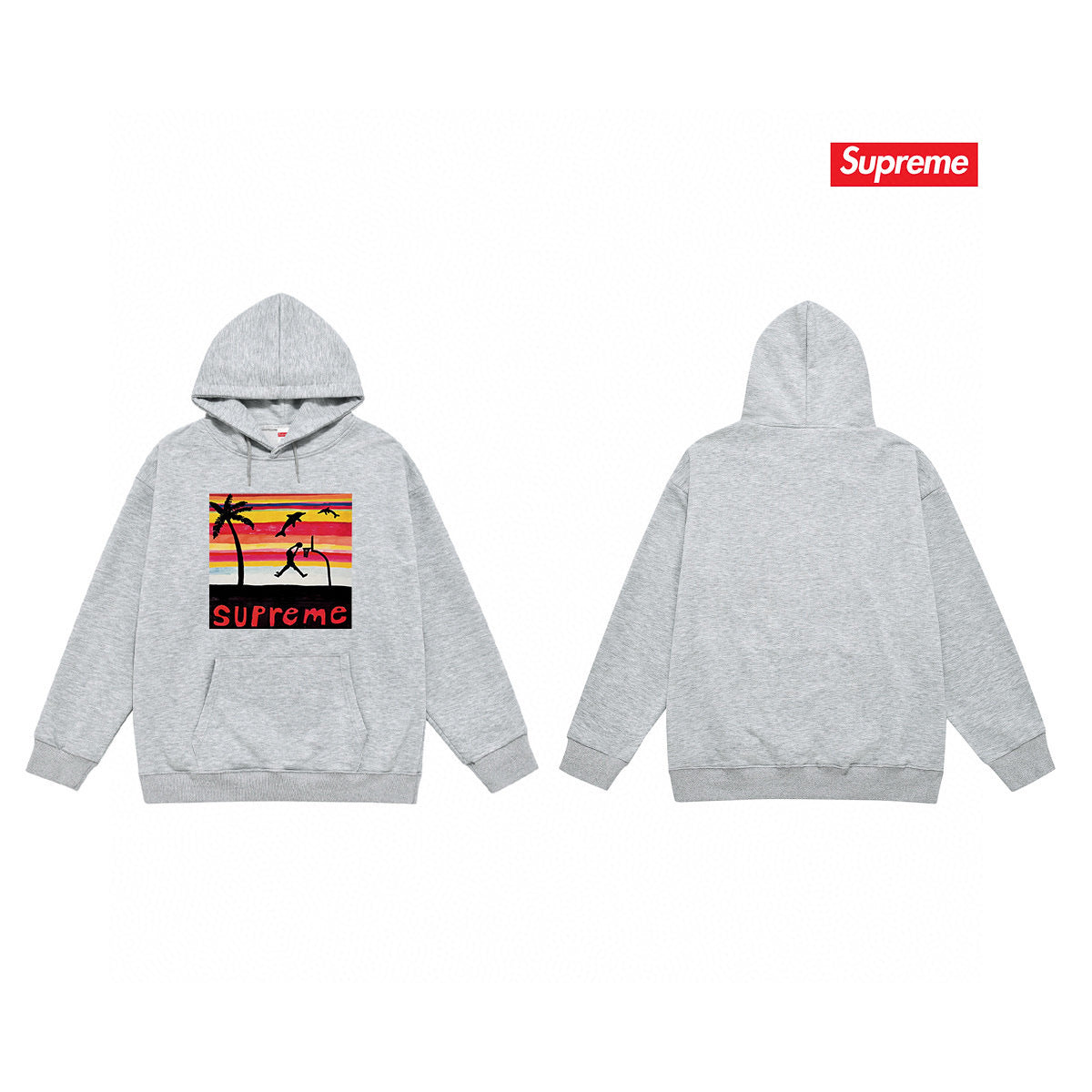 Supreme Unisex Casual Hoodie