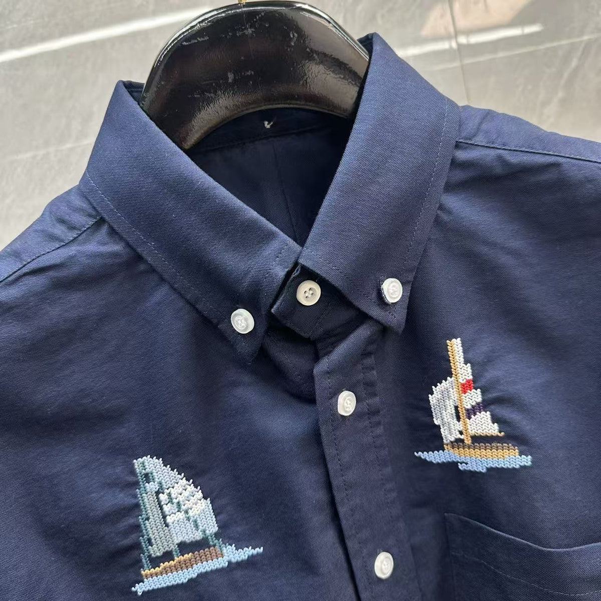 business embroidered shirt
