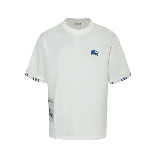Burberry Embroidered Short-Sleeve T-Shirt