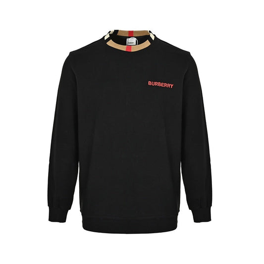 Burberry Checkered Crew-Neck Sweatshirt