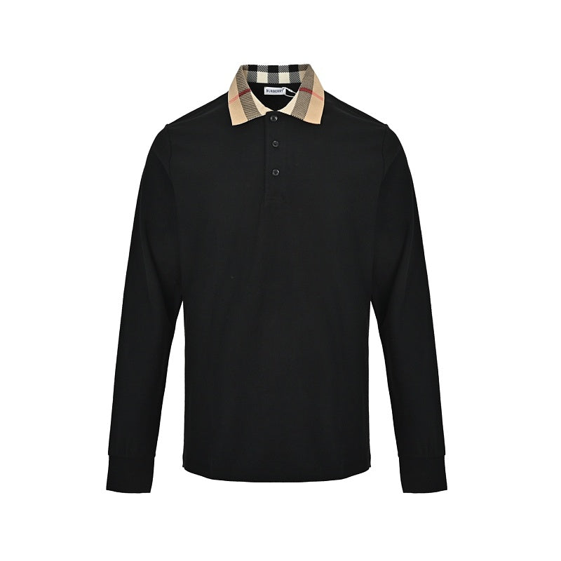 Burberry Long-sleeve polo shirt with collar