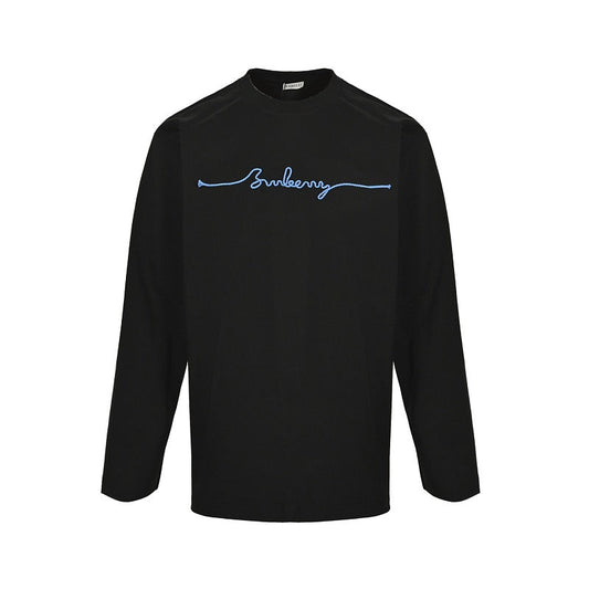 Burberry Embroidered Long-Sleeve T-Shirt