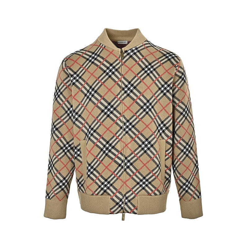 Burberry Zip-Up Cardigan
