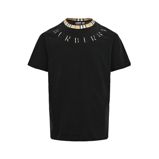 Burberry Embroidered Letter Short-Sleeve T-Shirt