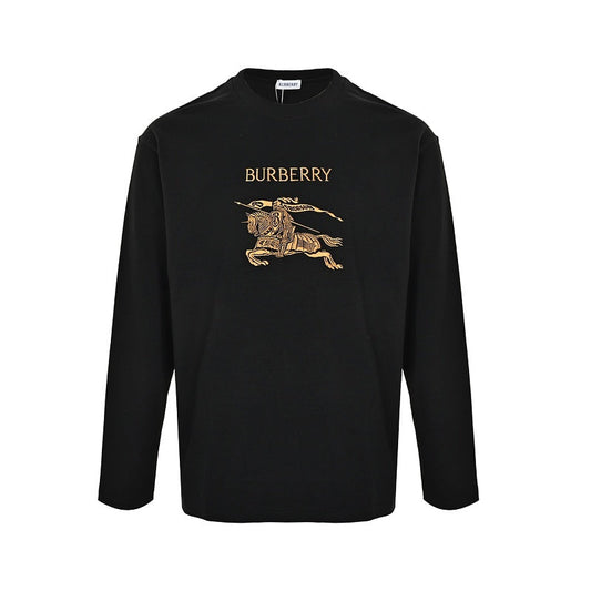 Burberry Embroidered Long-Sleeve Top
