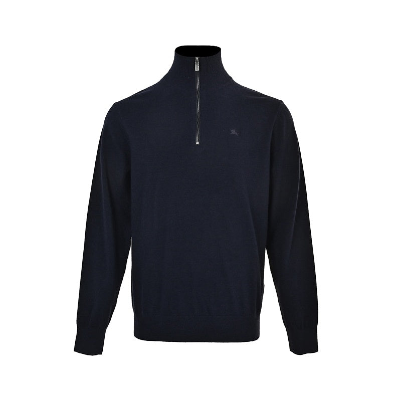 Burberry Zip-neck knit sweater