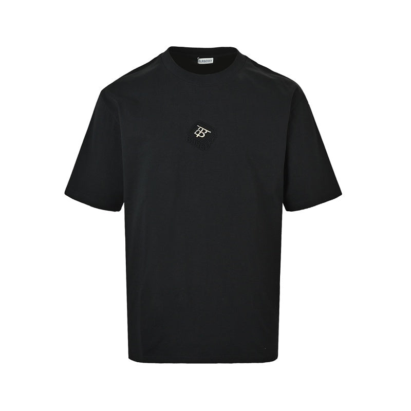 Burberry Short-Sleeve T-Shirt with Embossed Lettering