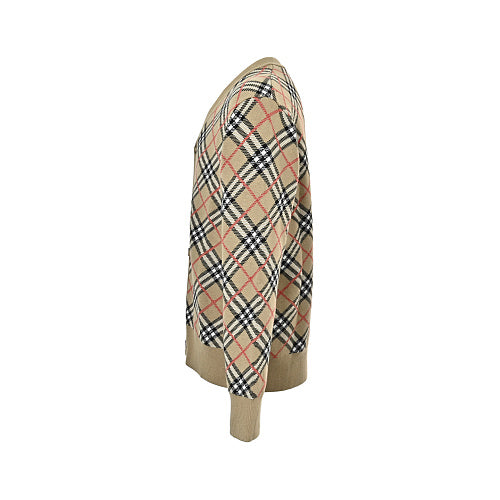 Burberry Argyle Knit Cardigan
