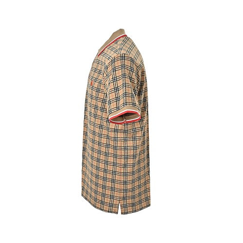 Burberry Short-Sleeve Plaid Polo Shirt