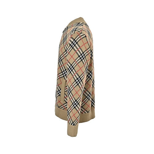 Burberry Zip-Up Cardigan
