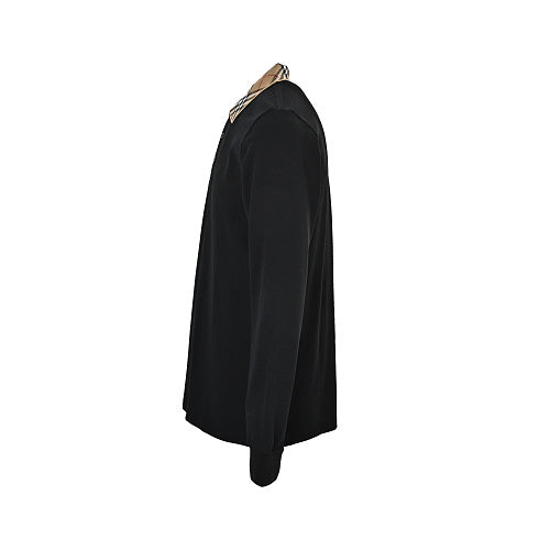 Burberry Long-Sleeve Polo Shirt