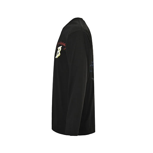 Burberry Embroidered Long-Sleeve T-Shirt