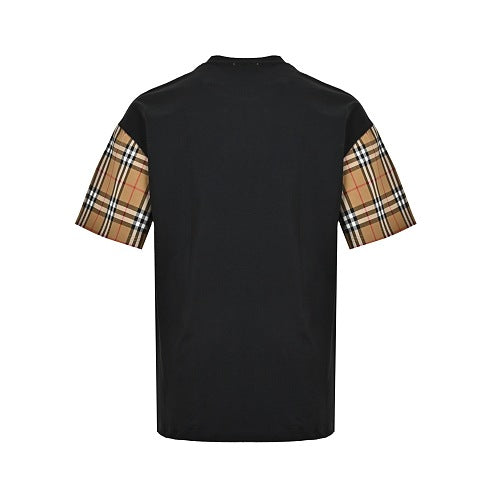 Burberry Panelled Embroidered Short-Sleeve T-Shirt