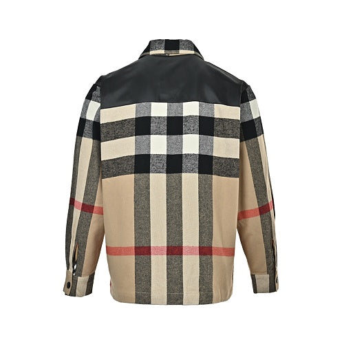Burberry Plaid Shirt Jacket