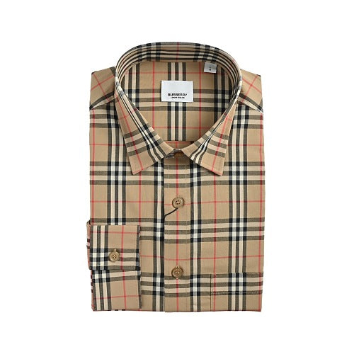 Burberry Small Check Cotton Shirt