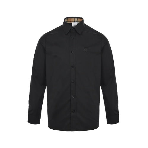 Burberry Small Logo Embroidered Shirt