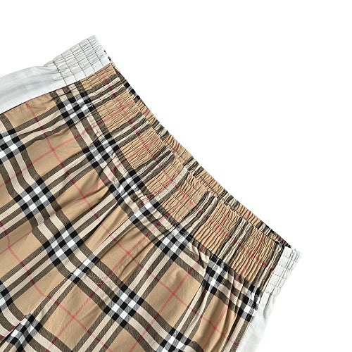 Burberry Checked Cotton Trousers