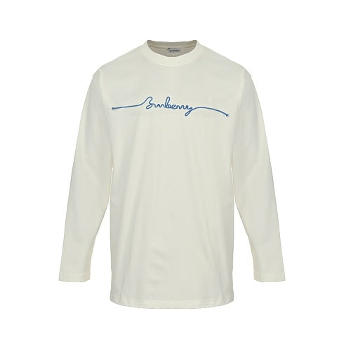 Burberry Embroidered Long-Sleeve T-Shirt