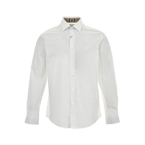 Burberry Small Logo Embroidered Shirt