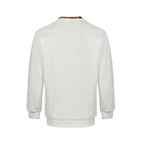Burberry Checkered Crew-Neck Sweatshirt