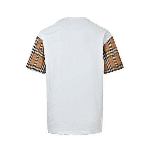 Burberry Panelled Embroidered Short-Sleeve T-Shirt
