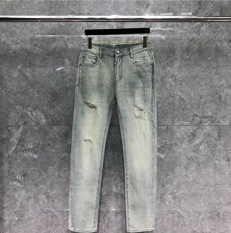 Simple ripped jeans